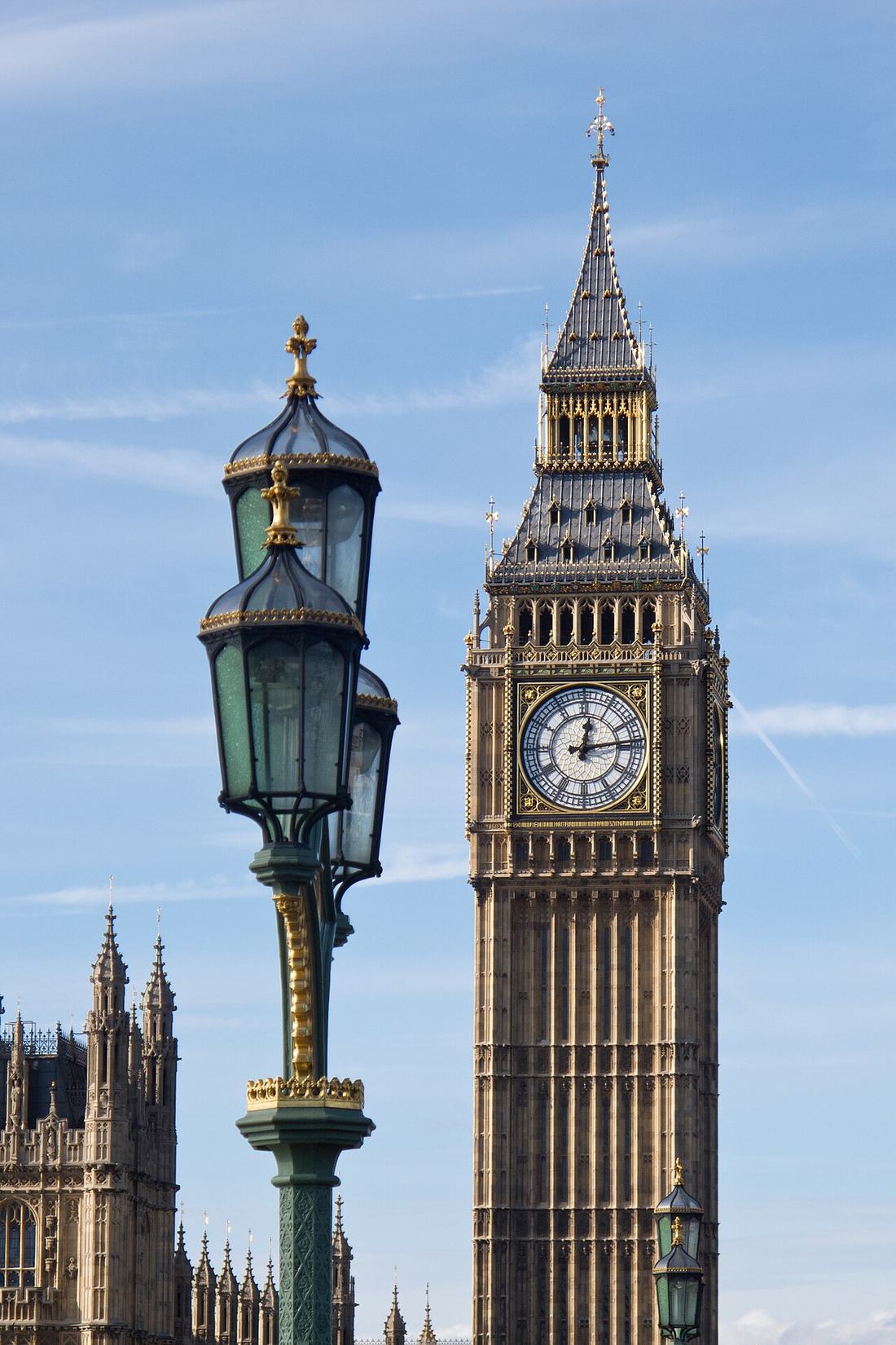 Big Ben and the Palace of Westminster in London