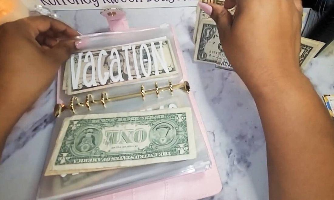 Cash in envelopes for budgeting