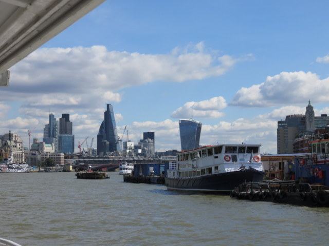 The River Thames and the London skyline
